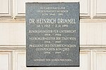 Heinrich Drimmel – Gedenktafel