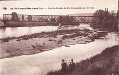 SAINT-AMAND-MONTROND - Pont du Chemin de fer économique sur le Cher