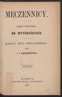 Okładka lub karta tytułowa