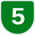 Nagoya Expressway No.5 Manba Route shield