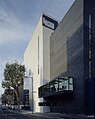 Exterior of the Unicorn Theatre designed by Keith Williams.