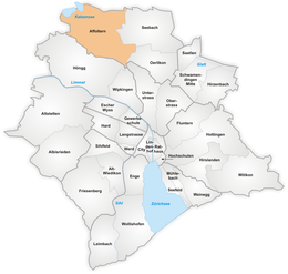 Affoltern – Mappa