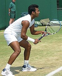 Leander Paes in Wimbledon 2007
