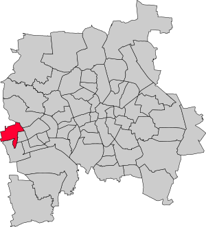 Lage des Ortsteils Miltitz in Leipzig