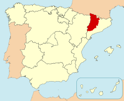 Provincia di Lleida - Localizzazione