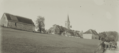 Vue générale du village vers la fin du XIX° siècle.