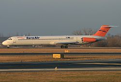 McDonnell Douglas-MD-83 der EuroAir