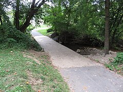 Four Mile Run Trail 6th crossing in 2017