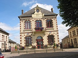 The town hall in Tourouvre au Perche