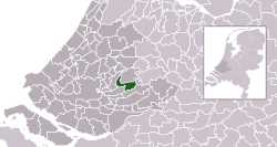 Kaart van Bergambacht in Zuid-Holland-provinsie