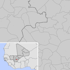 Kaart van N'Dlondougou