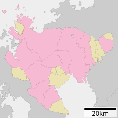 佐賀県市町位置図