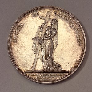 Medal commemorating the 300th anniversary of the Reformation