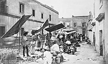 Mexico City street market Mexico City street market 1885.jpg