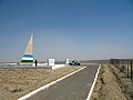 Denkmal über dem ehemaligen Ufer des Aralsees
