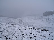 Nevado del Ruiz. La nieve puede ser encontrada en las cumbres más altas del país.