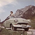 Opel Olympia Rekord, 1954 год выпуска. Фото сделано в 1955 или 1956 году