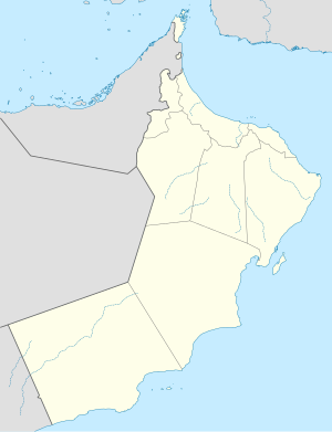Pozíciós térkép Omán