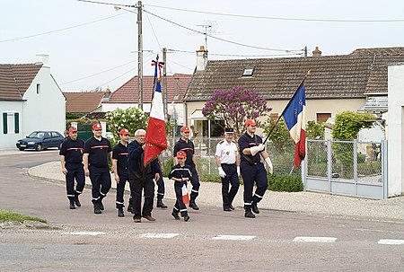 Pompiers, Monument aux Morts, Pagny-le-Château.