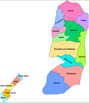 Palestinian Authority governorates