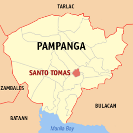 Santo Tomas na Pampanga Coordenadas : 15°0'N, 120°45'E