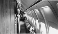 Betty Fordová na palubě Air Force One, 5. prosince 1975.
