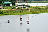 Ropeway at Samaguri Beel in Nagaon district