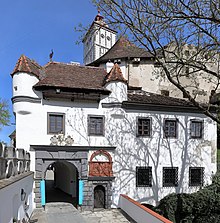 Schallaburg - Schloss, Torbau „Försterstöckl“.JPG