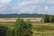 North-western part of the Sennelager Training Area (Stapel exercise area). The Teutoburg Forest is in the background.