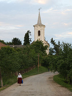 A széki főutca