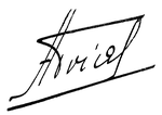 Signature de Jean-Marie Abrial