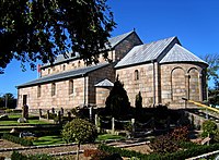 L'église de Skarp Salling, 5 km du Limfjord, art roman en granite.