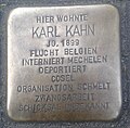 Stolperstein für Karl Kahn (Brandenburger Straße 26)