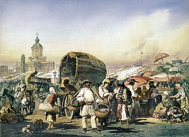 Târg în București - 27 iunie 1868