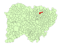 Localisation de Castellanos de Villiquera