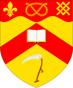 Shield of the University of Keele University of Keele arms.svg