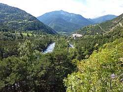 Vallon du Laverq dans la vallée de l'Ubaye.