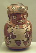 Naczynie ceramiczne kultury Nazca, Peru, 100 p.n.e. – 700 n.e.