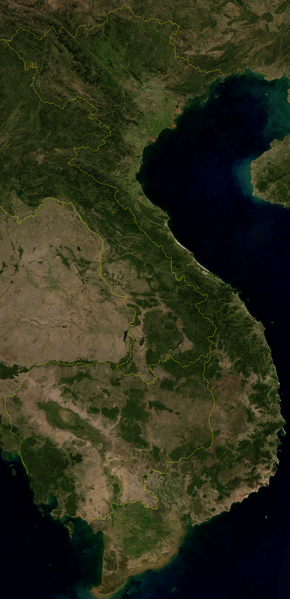 Satellitenbild Vietnam
