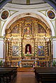 Altar barroco de la Ermita Basílica de la Virgen del Yugo de Arguedas, Ribera de Navarra