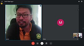 Virtual meeting with CBSUA-Calabanga