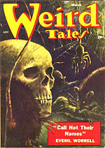 Weird Tales cover image for March 1954