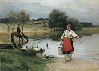Микола Пимоненко. «По воду». 1893