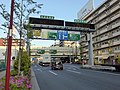 東京都道311号環状八号線から見た羽田ランプ