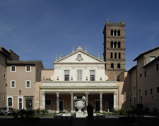 Basílica de Santa Cecilia in Trastevere. Fuente: Wikipedia