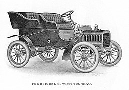 "פורד מודל C", שנת 1905 דגם "Tonneau" בתצורת 4 מושבים
