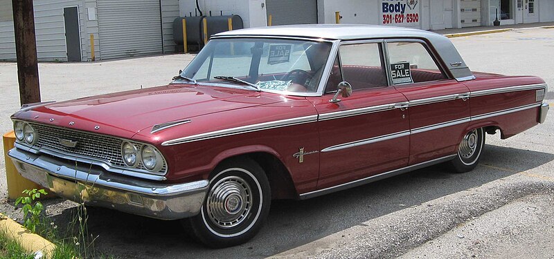 Diamonds Are Forever Sean Connery 1963 Ford Galaxie Sedan