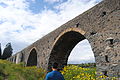 Archeggiato del ponte-acquedotto in località Valcorrente, ricostruito in più epoche.