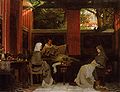 Venanci Fortunat llegeix els seus poemes a Radegunda, de Lawrence Alma-Tadema, 1862