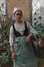 The Garden Girl, 1885